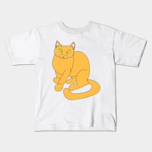 Orange cat Kids T-Shirt